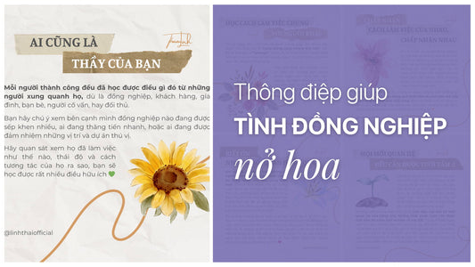 Thông Điệp Giúp Tình Đồng Nghiệp Nở Hoa